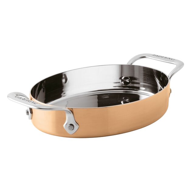 Oval Baker, 11-3/4" x 7-1/8", Induction-ready