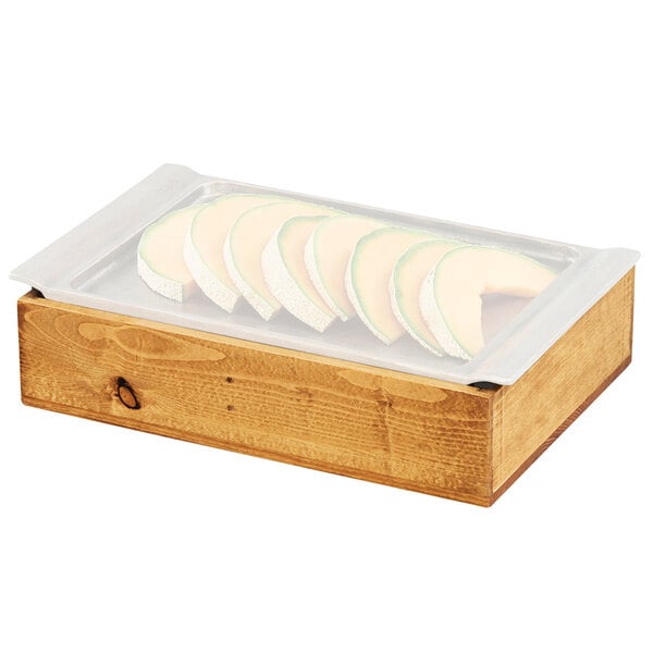 14.5" Rustic Pine Rectangular Pine Wood Item