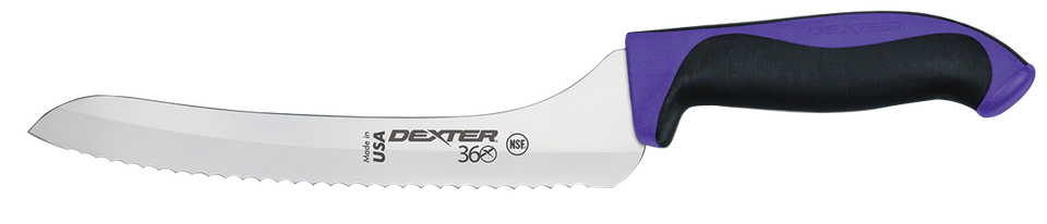 Dexter® 360™ Scalloped Slicer, 9", Purple