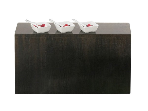 Midnight Bamboo Rectangular Crate/Riser, 20" x 7" x 11"
