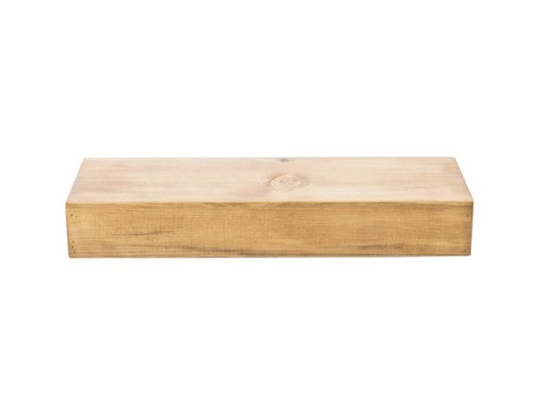 20.5" Rustic Pine Rectangular Pine Wood Tray