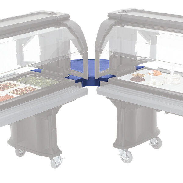 Versa Food Bar Corner Connector 36" Navy Blue