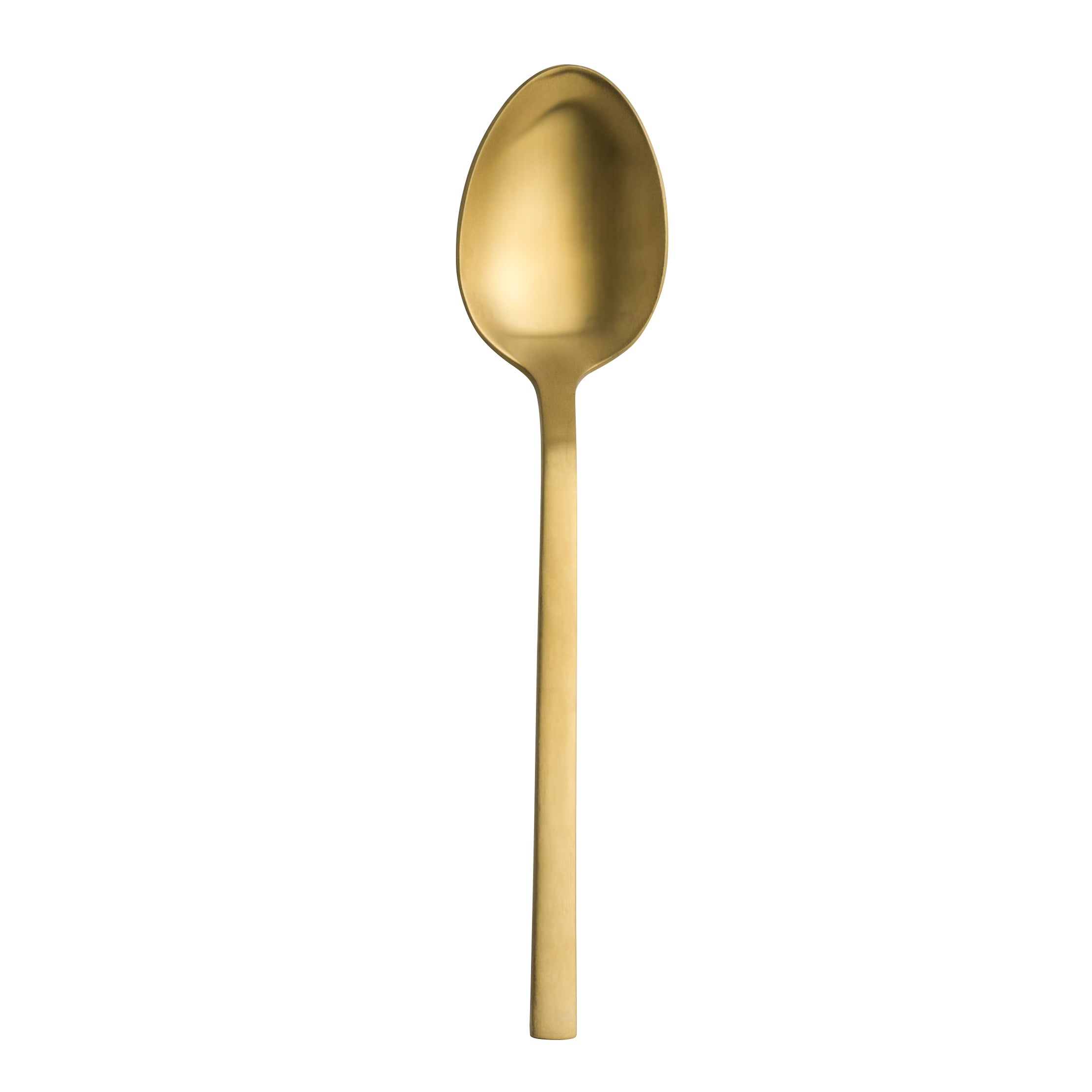 Oval Bowl Soup/Dessert Spoon L 7.125" Lissome Gold