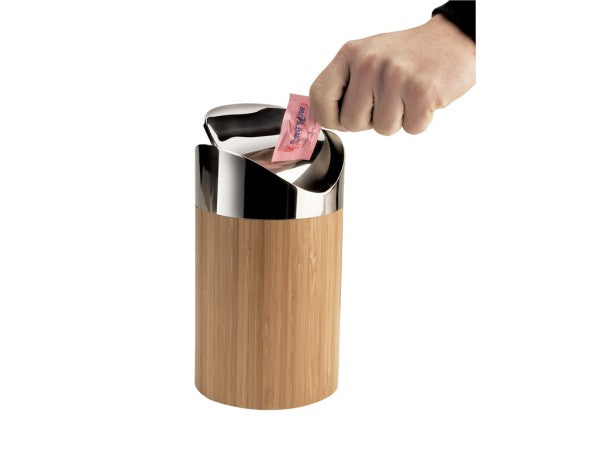 Bamboo 5" x 7" Trash Bin