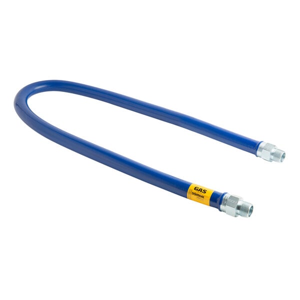 3/4"D Blue Hose™ Moveable Gas Connector Hose 36"L, Stainless Steel Braid, 256,000 BTU/hr
