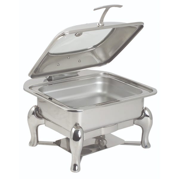 Two-Third Size Square Chafer Stand with Fuel Holder