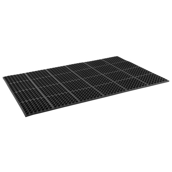 VIP Deluxe Anti-Fatigue Mat - 58-1/2" x 39", Rubber, Black