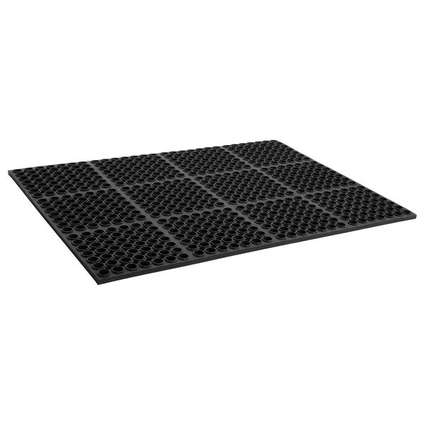 VIP Deluxe Anti-Fatigue Mat - 29" x 39", Rubber, Black
