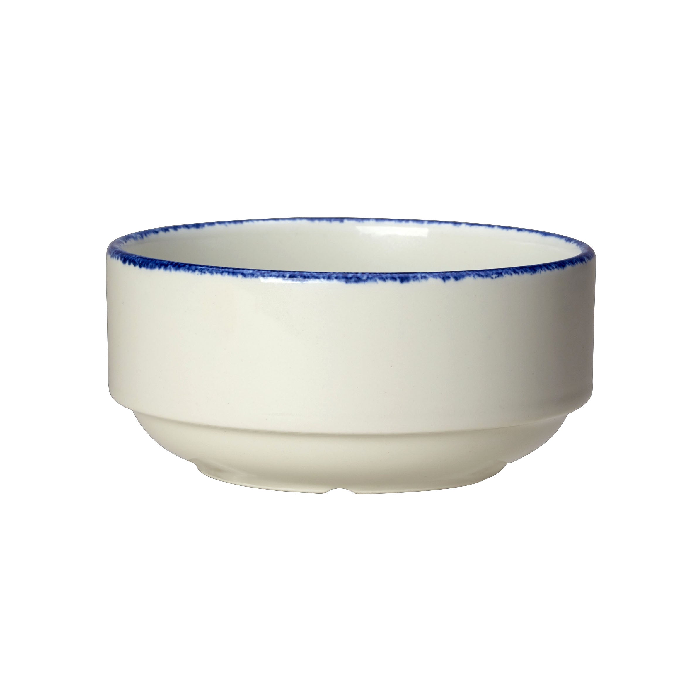 Unhandled Soup Cup 4.25" Dia. (10.0 Oz) Blue Dapple