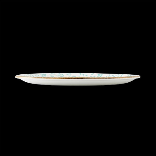 Impressions Plate 11.0" Flora Aqua