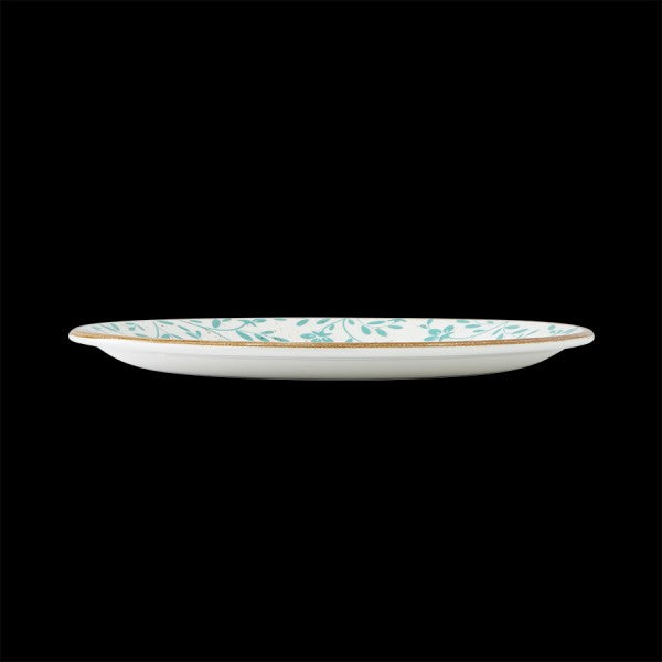 Impressions Plate 10.0" Flora Aqua