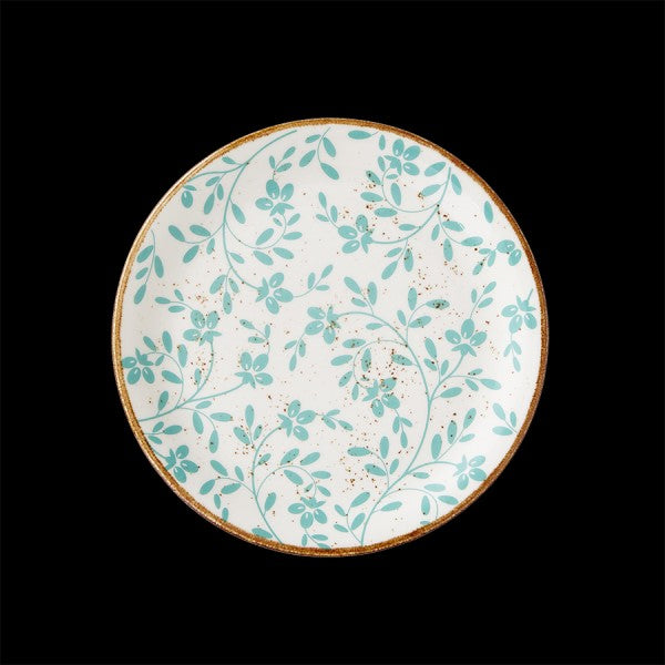 Impressions Plate 8.0" Flora Aqua