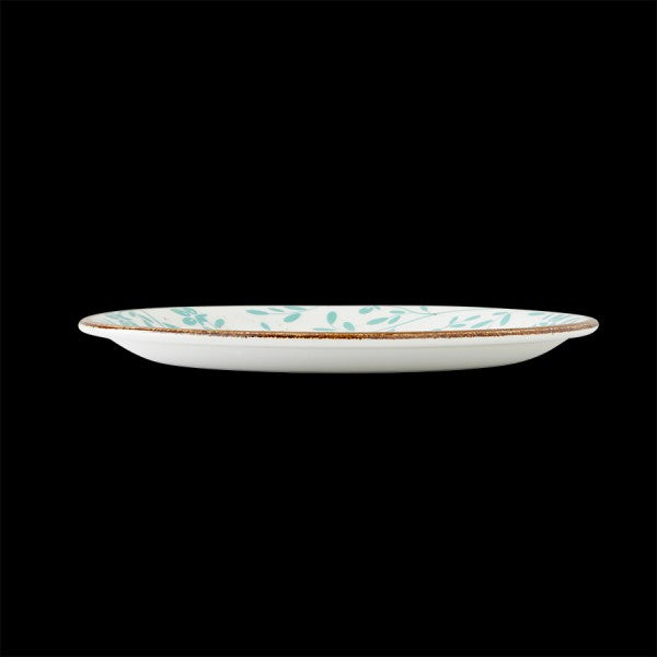 Impressions Plate 8.0" Flora Aqua