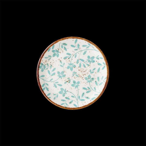 Impressions Plate 6.0" Flora Aqua