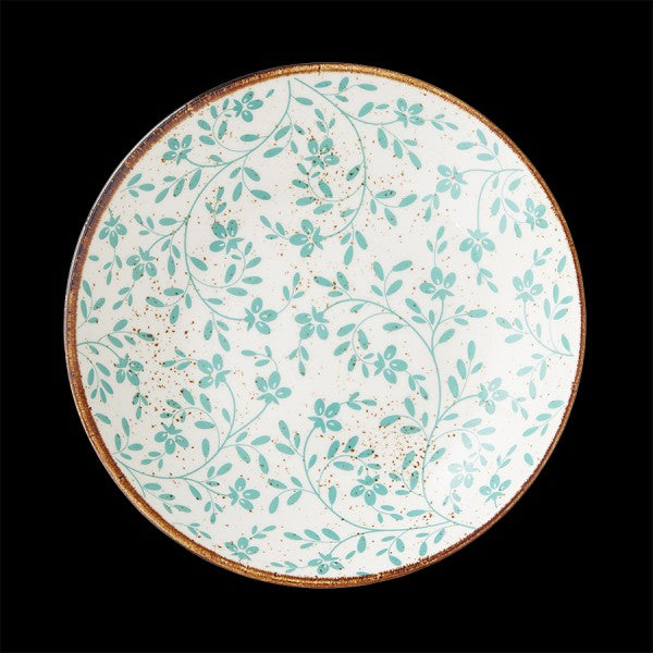 Impressions Bowl 10.0" 1.375qt Flora Aqua