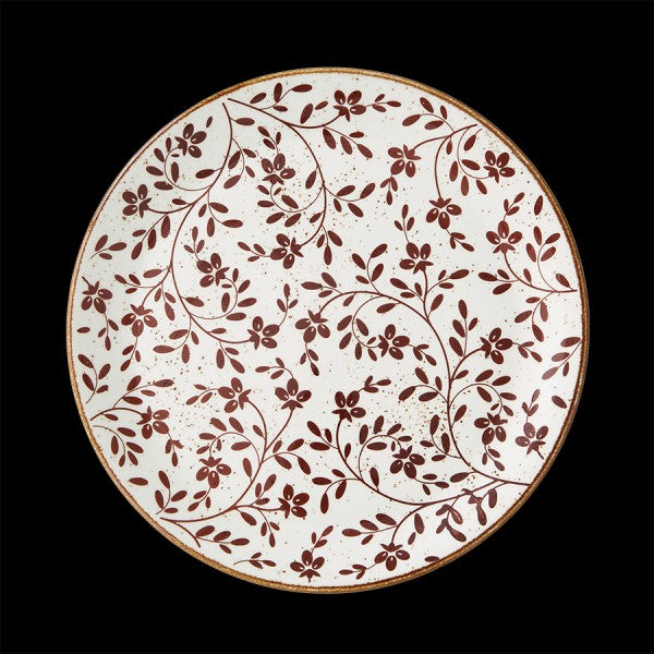 Impressions Plate 11.0" Flora Brown