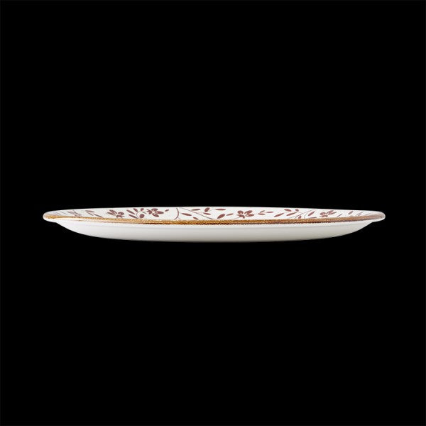 Impressions Plate 11.0" Flora Brown
