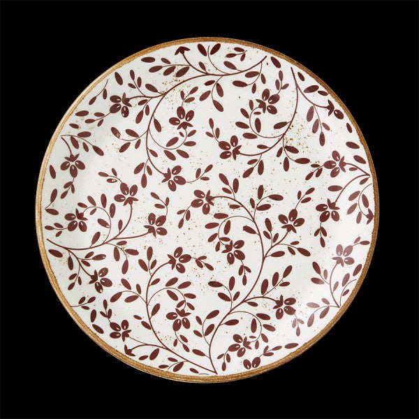 Impressions Plate 10.0" Flora Brown
