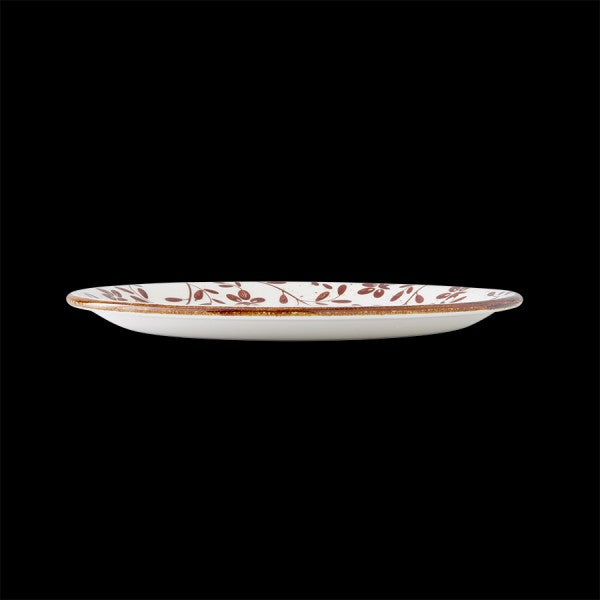 Impressions Plate 8.0" Flora Brown