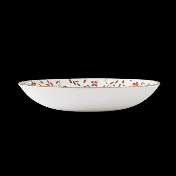 Impressions Bowl 10.0" 1.375qt Flora Brown