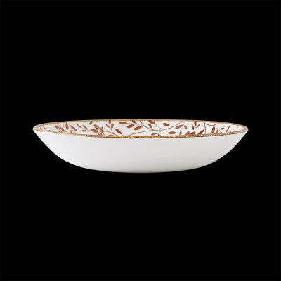 Impressions Bowl 8.5" 27.0oz Flora Brown