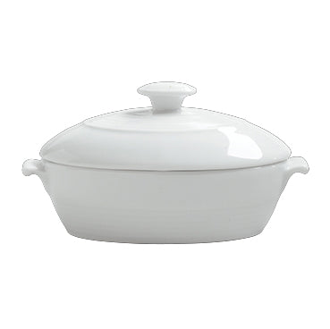 Medium Oval Bowl W/Lid L 5.75" W 3.0" (4.25 Oz) Aura Gourmet