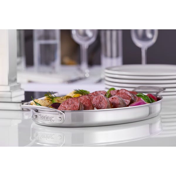 Primo! Oval Sauté Pan 1.5 Qt Dual Short Handles