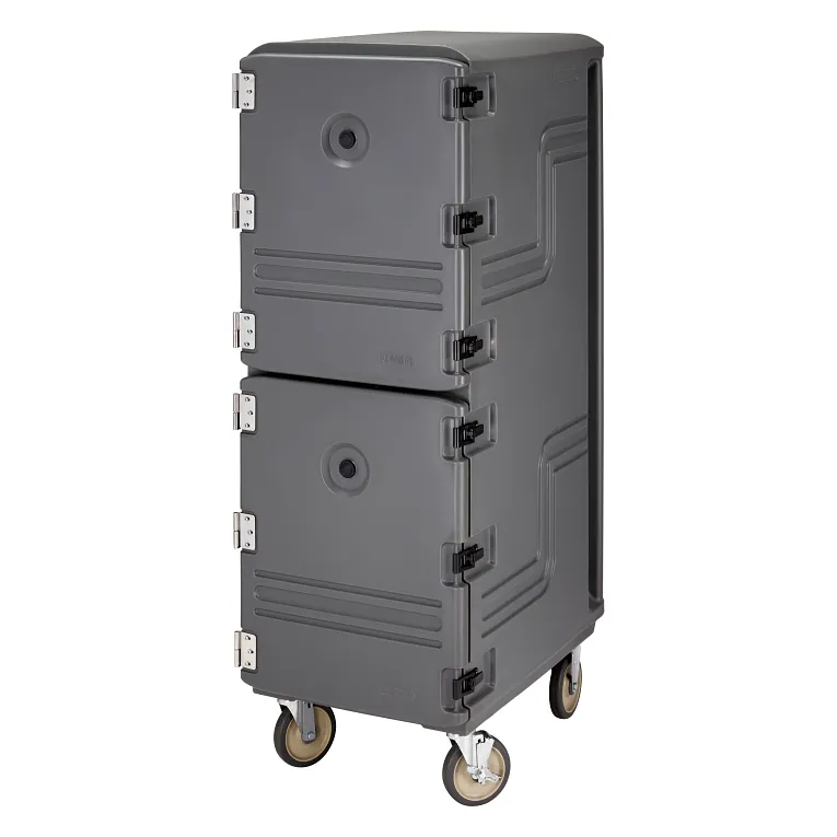 Camcart® Charcoal Gray Double Compartment Food Storage Box Carrier