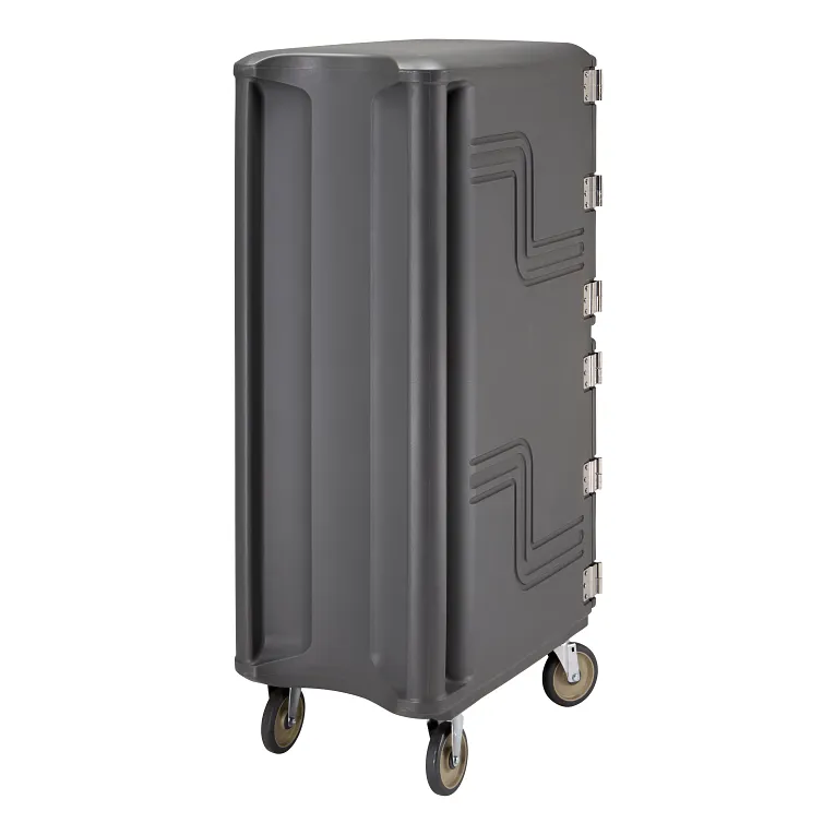 Camcart® Charcoal Gray Double Compartment Food Storage Box Carrier