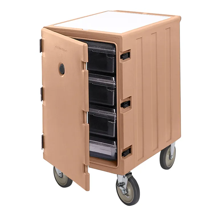 Camcart® Coffee Beige Single Compartment Food Storage Box Carrier