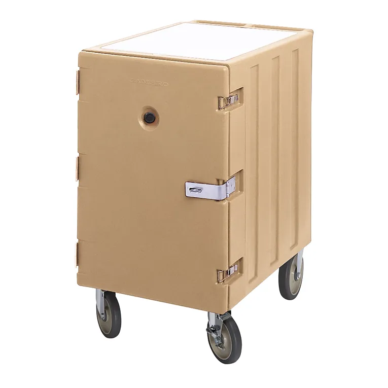 Camcart® Coffee Beige Single Compartment Tray & Sheet Pan Carrier with Security Package