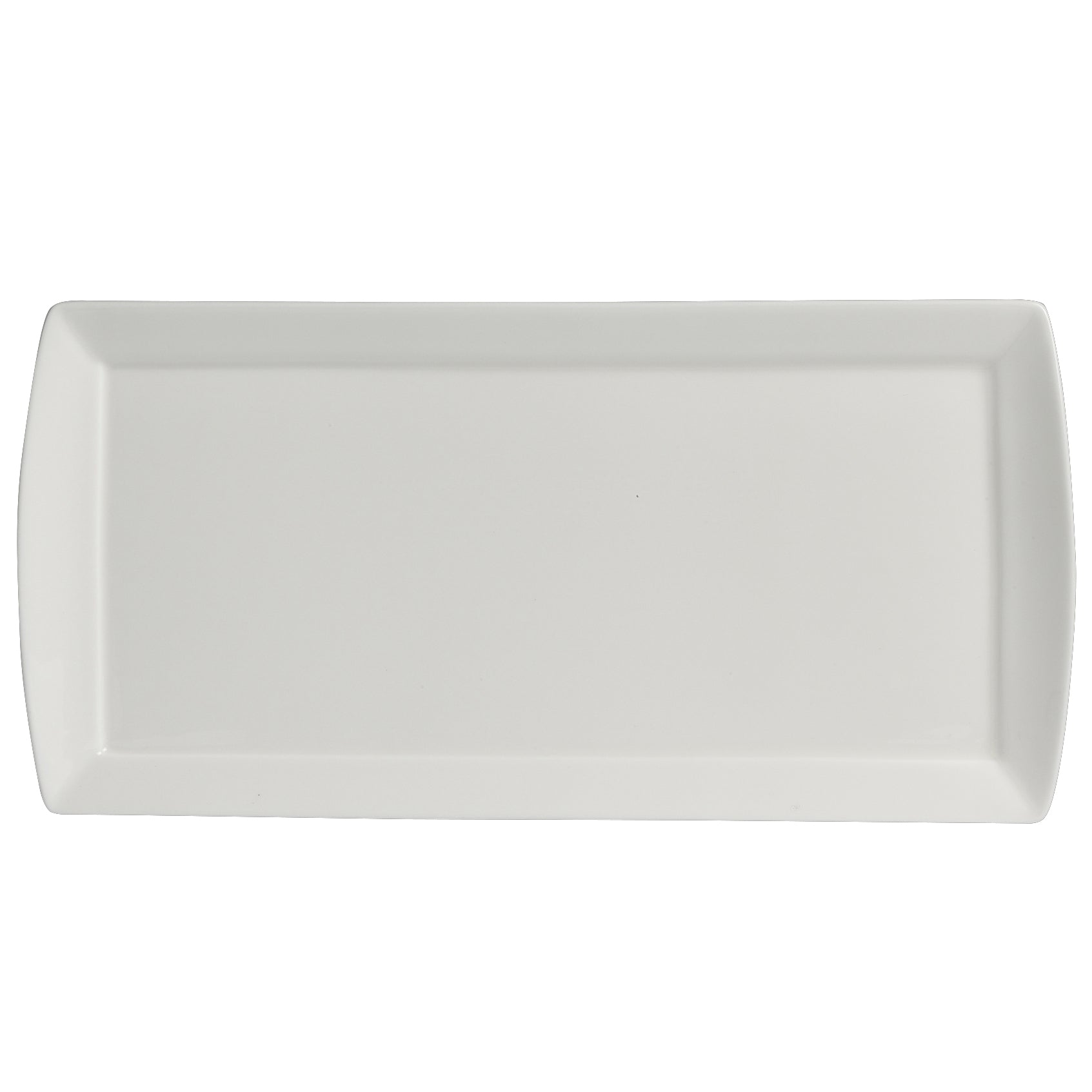 Curved Rim Rectangle Tray L 13.0" W 6.5" Folio Ac Parl