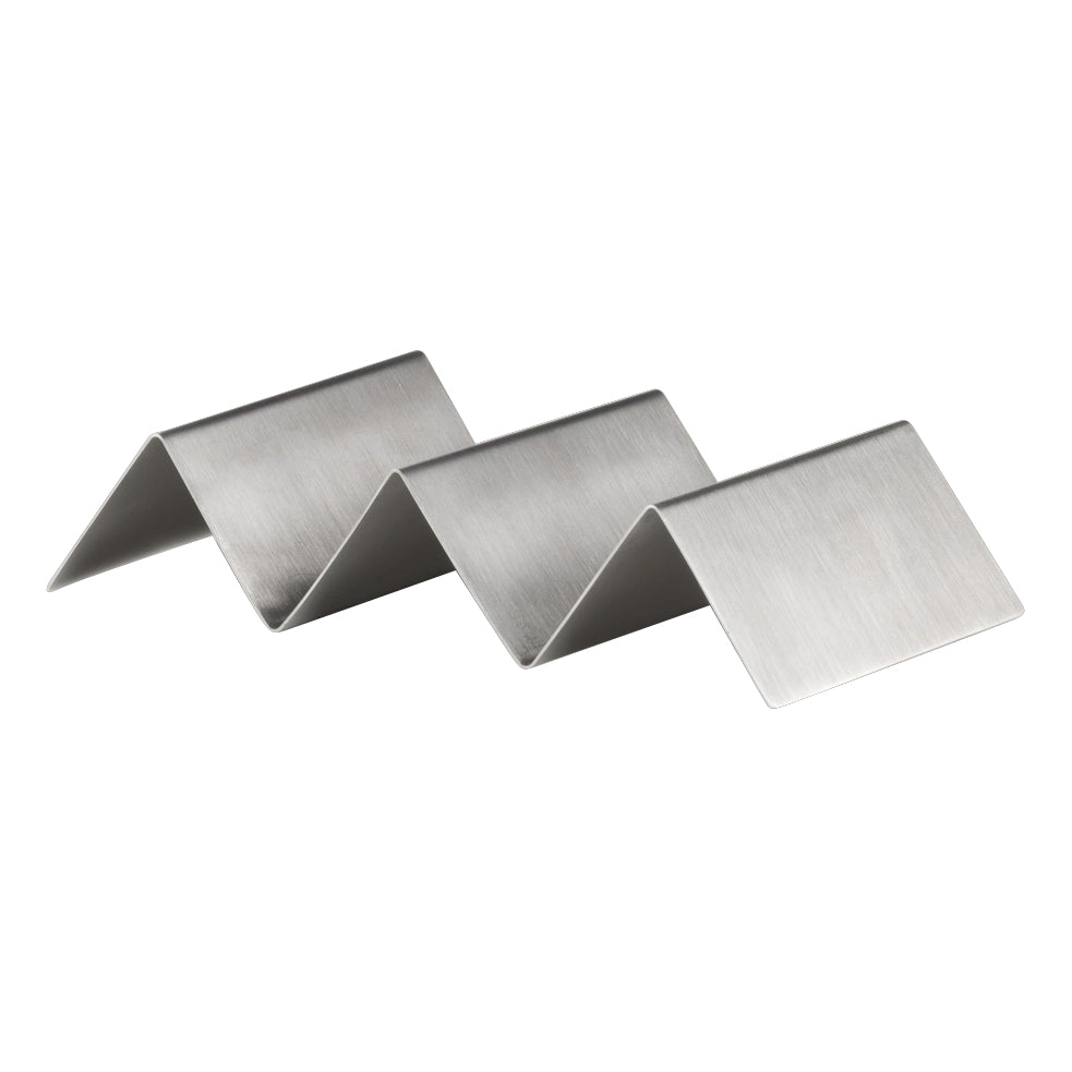 Taco Holder Satin (For 2 Or 3) L 6.125" W 3.25" Creations Metal
