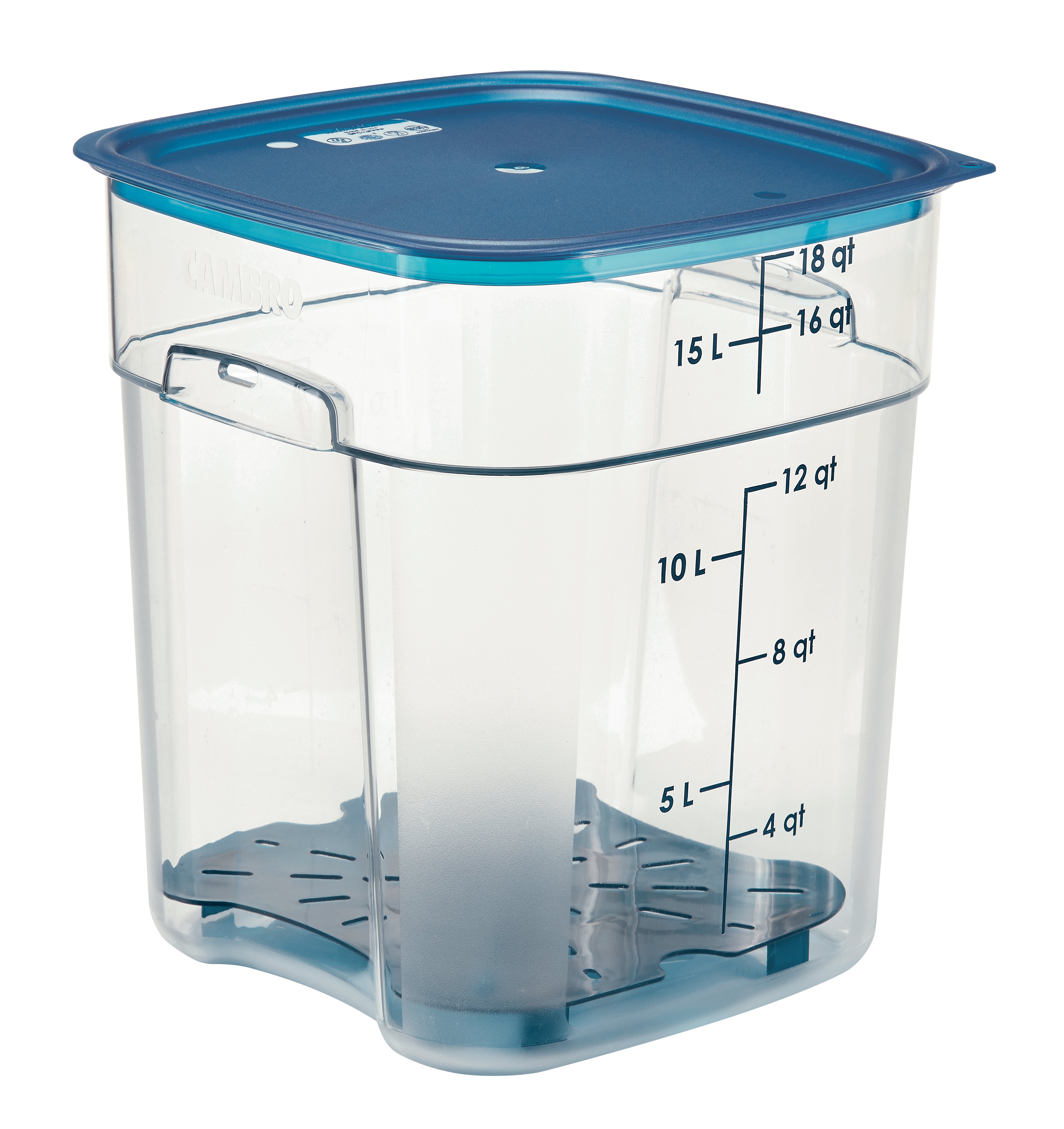 CamSquareÃ‚Â® FreshPro Food Container, 18 qt. , polycarbonate