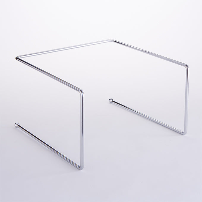 12" x 12" x 7"H Pizza Stand, Chrome Plated