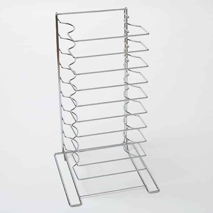 10 Shelf Pizza Pan Rack
