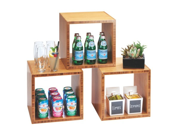 Bamboo 12" x 12" Library Cube Riser