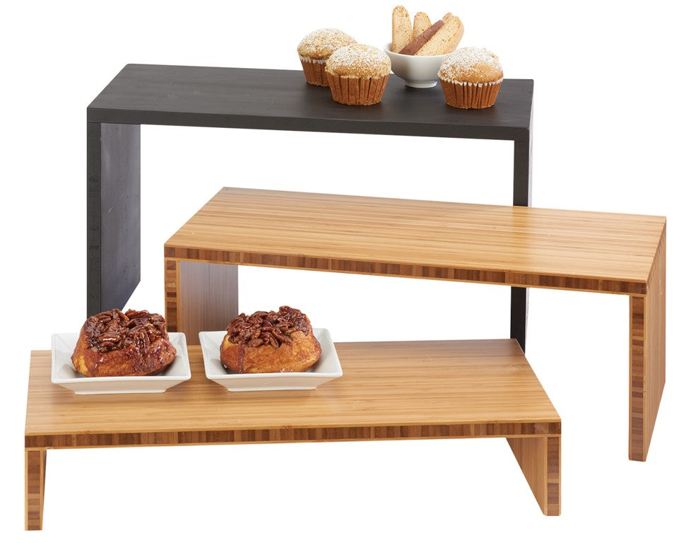 Midnight Bamboo Step Riser, 22" x 10" x 8".