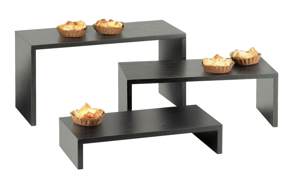 Midnight Bamboo Step Riser, 22" x 10" x 8".