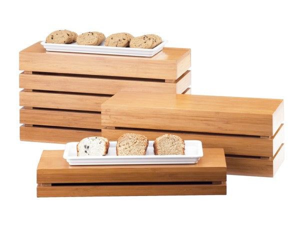 Bamboo 20" x 7" x 7" Rectangle Crate Riser
