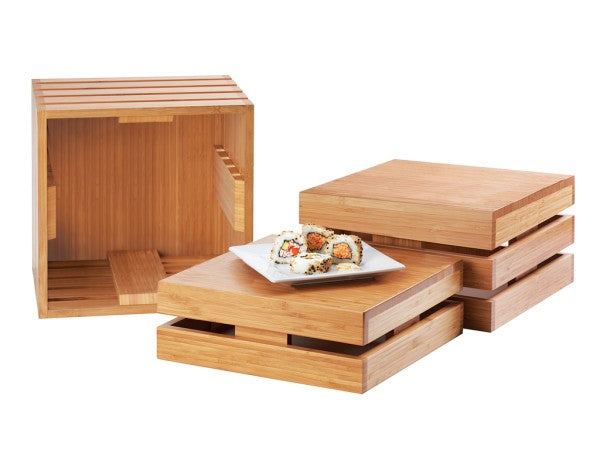 Bamboo 12" x 12" Square Crate Riser
