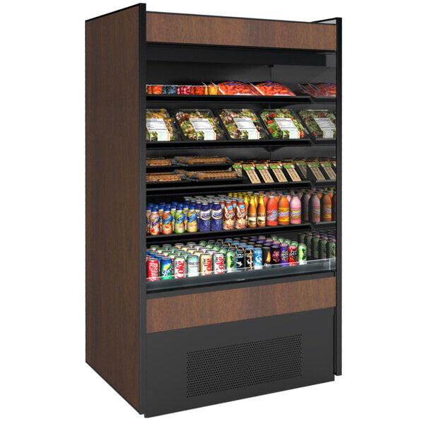 Oasis® Self-Service Refrigerated Merchandiser, 66-3/8"W x 24-1/4"D x 82-3/8"H, Remote