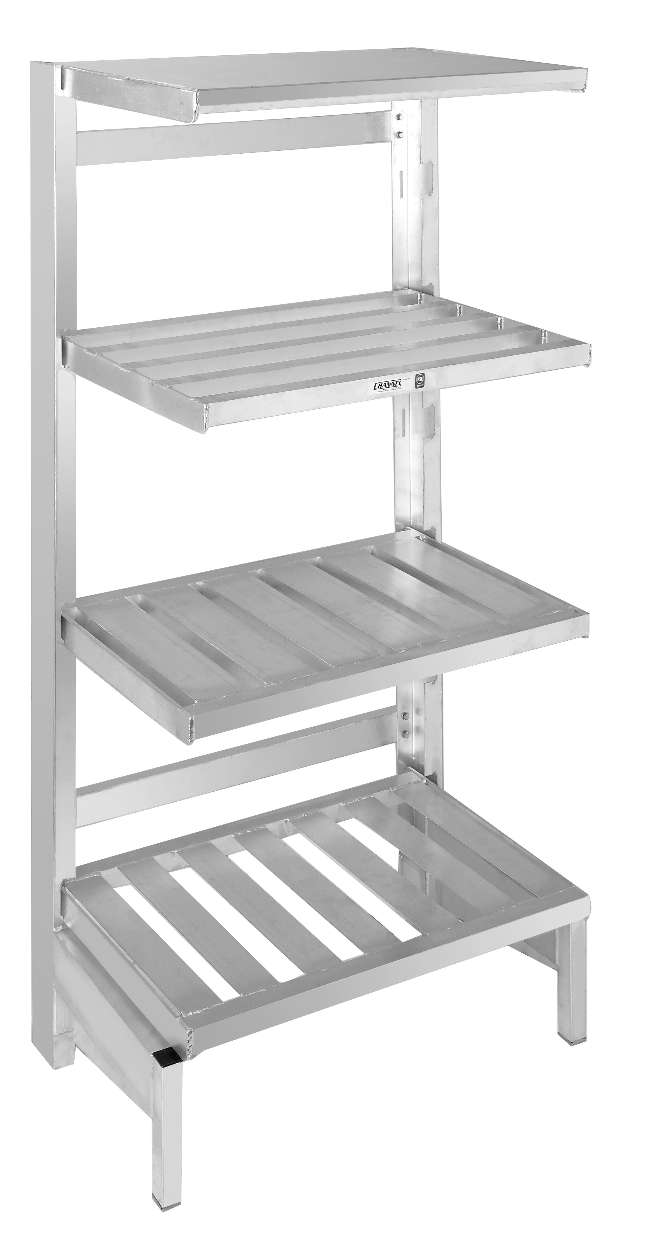 Cantilever Tubular Shelving Kit - 48"W x 72"H - 900 lb./Shelf