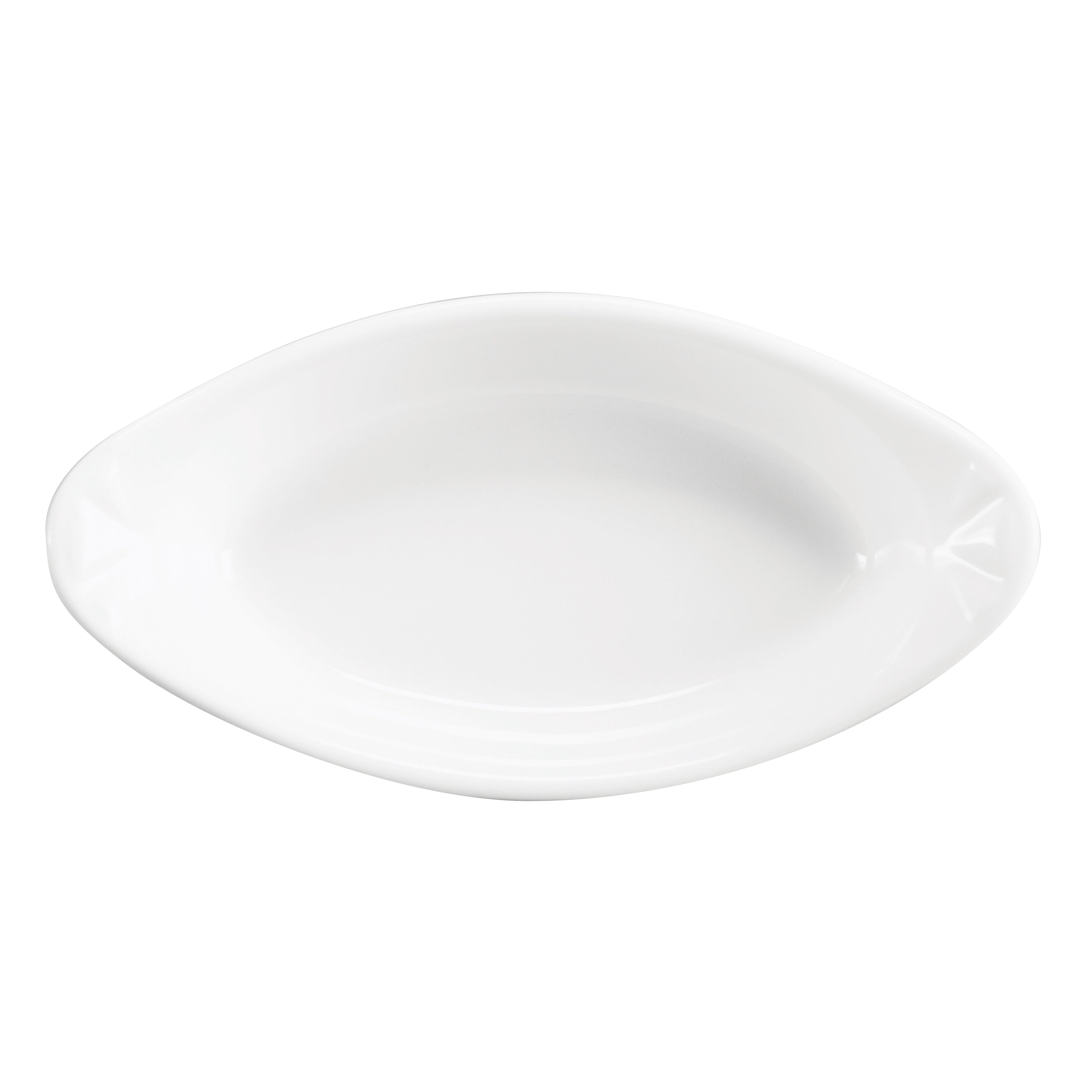 Oval Rarebit L 9.625" W 4.875" (12.0 Oz) White