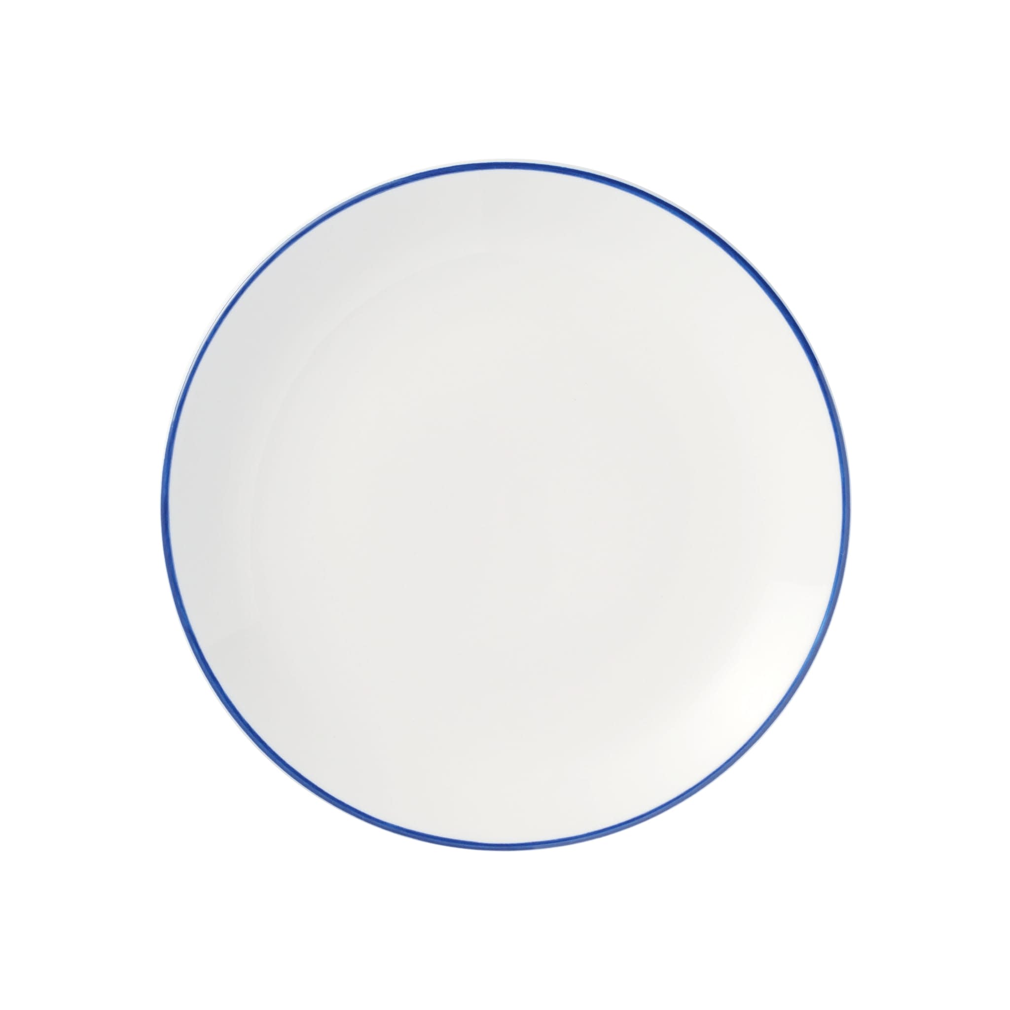 Porcelana Linea 8.25" Coupe Plate, Blue