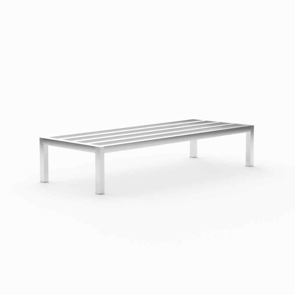 New Age Aluminum 60" x 24" x 12" Aluminum Dunnage Rack, 2000 lb Capacity