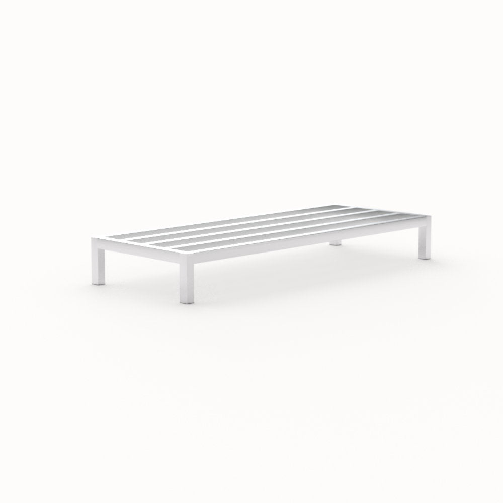 New Age Aluminum 60" x 24" x 8" Aluminum Dunnage Rack, 2000 lb Capacity