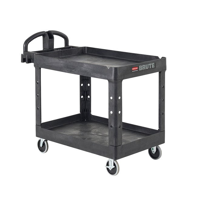 44" x 25" Heavy Duty Utility Cart, 500 lb. Capacity, Black