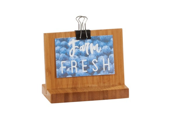 Bamboo 4" Clipboard Menu