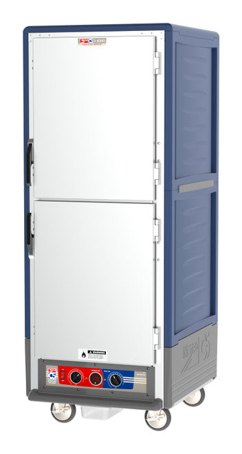 C5™ 3 Series Full-Height Blue Insulation Armour™ Moisture Heated Cabinet w/ (35) Pan Capacity, Lip Load Slides, 120v